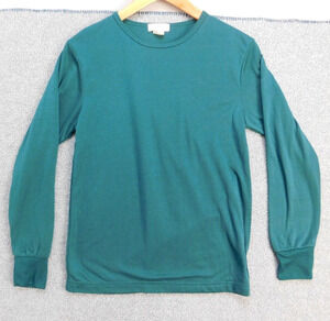 Vintage Polarmax Women's M Light Base Layer Thermal Wear Green Shirt